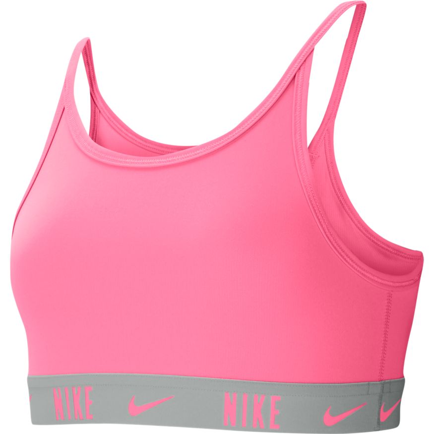 Nike Trophy Bra G - sunset pulse/light smoke grey/sunset pulse