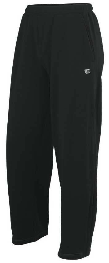  Wilson Cotton Pant Open Cuffs - black