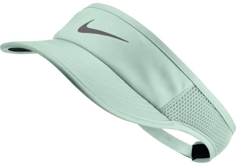 Nike Aerobill Feather Light Visor - barely green/barely green/metalic dark grey
