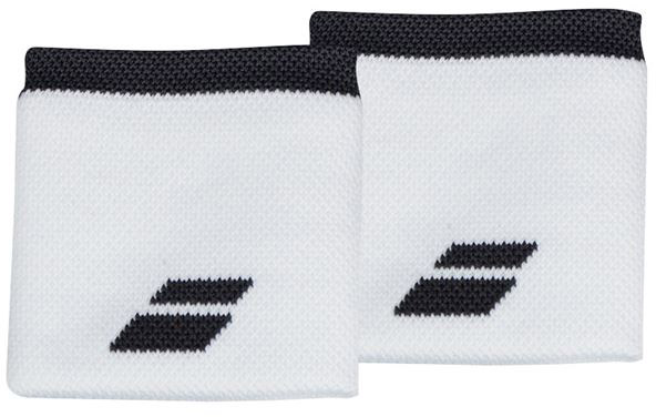 Babolat Logo Wristband - white/rabbit