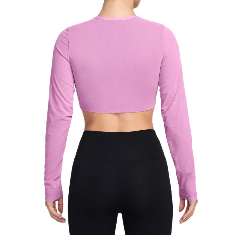 Nike Court Paris Slam Long Sleeve Cropped Tennis - light magenta/tattoo/light magenta/black Nike Court Paris Slam Long Sleeve Cropped Tennis - light magenta/tattoo/light magenta/black